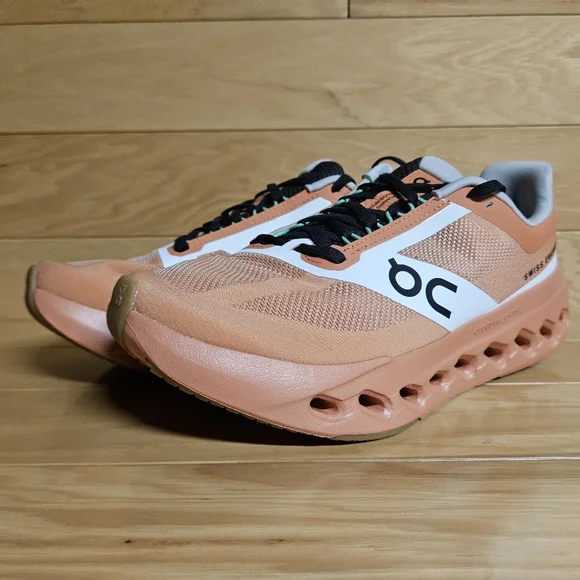 On Cloudsurfer Next Z5 Womens Size 9.5 Canyon White Orange Running Shoe Sneaker